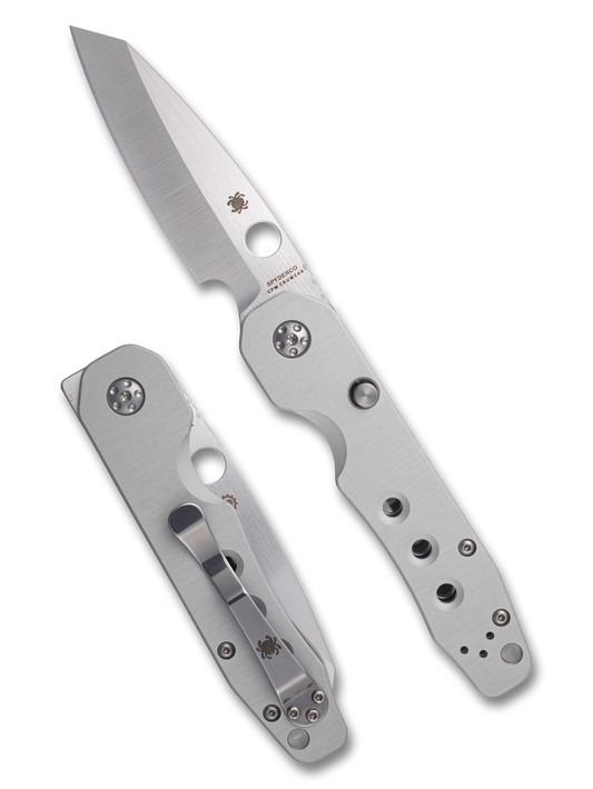 Smock Exclusive - Satin Cruwear Blade, Satin Aluminum Scales [Exclusive]