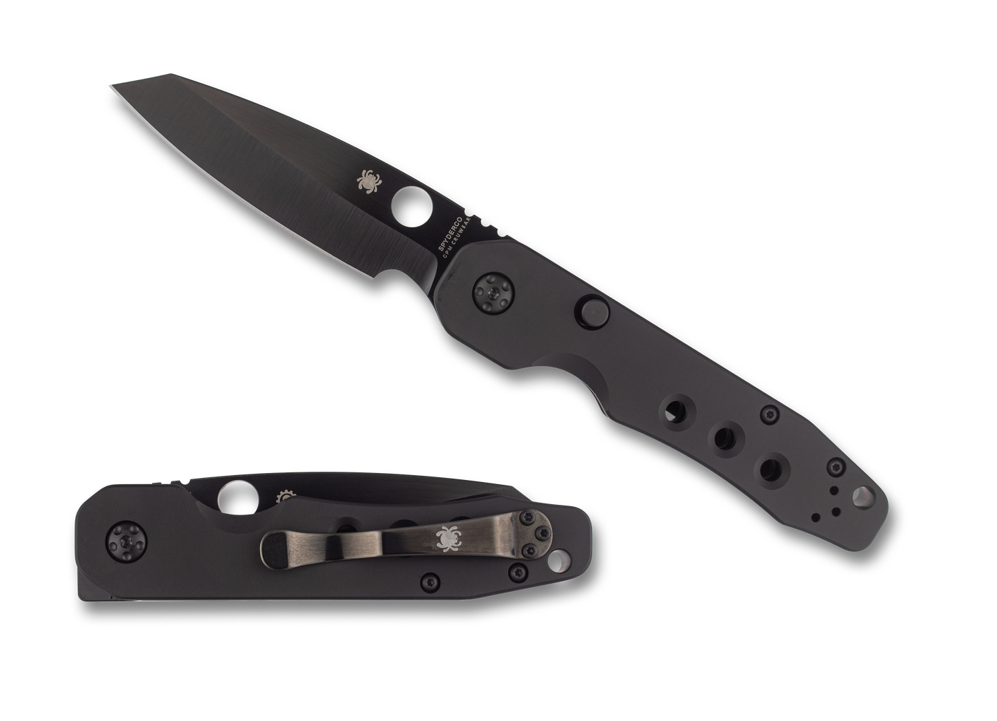 Smock TiCN Cruwear Blade, Black Aluminum Scales [Exclusive]