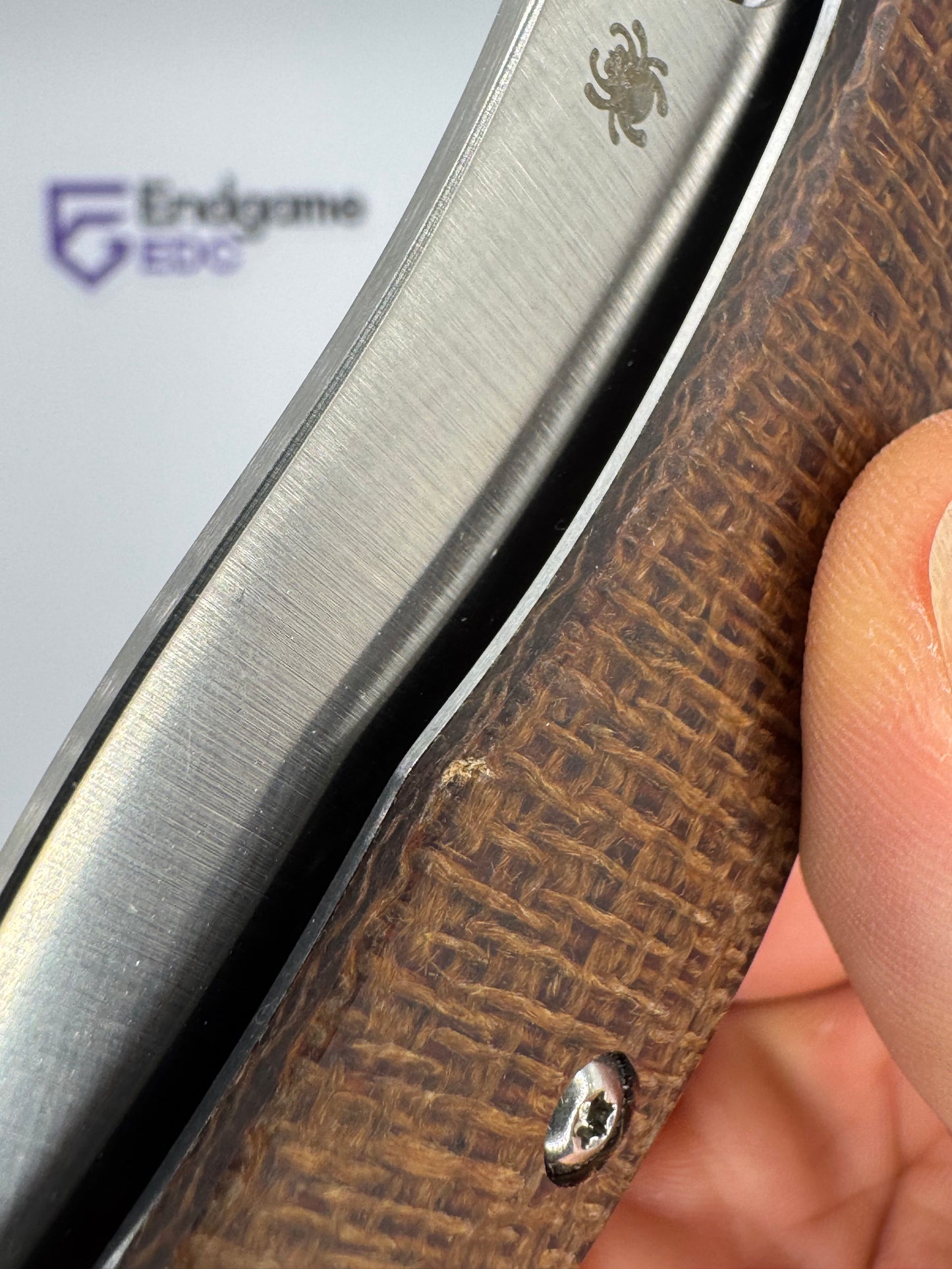 Kapara S90V Burlap Micarta Seconds