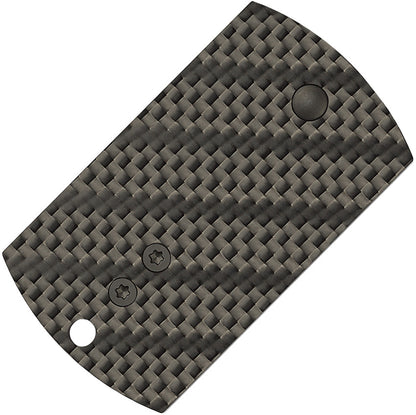 Dogtag Folder CF Black Plainedge